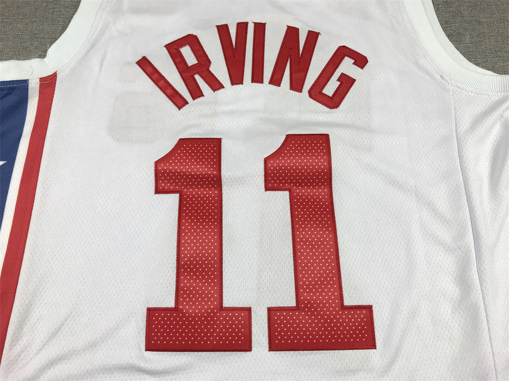 Men's Brooklyn Nets Kyrie Irving #11 White 2022/23 Swingman Jerseys - Classic Edition
