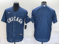 Men's Chicago White Sox Blue Replica Blank Jerseys