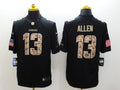 Men's Los Angeles Chargers Keenan Allen #13 Black Game Player Jerseys