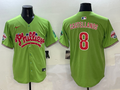 Men's Philadelphia Phillies Nick Castellanos #8 Green Player Jerseys