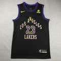 LeBron James #23 Los Angeles Lakers Black 2023-24 City Edition Swingman Jersey
