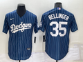 Men's Los Angeles Dodgers Cody Bellinger #35 Blue Fashion Baseball Jerseys