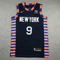 Men's New York Knicks RJ Barrett Navy Swingman Player Jerseys - City Edition