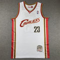 Men's Cleveland Cavaliers LeBron James #23 White 2003-04 Hardwood Classics Swingman Jerseys