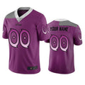 Custom1 Minnesota Vikings Purple Vapor Limited City Edition Jerseys Stitched Jerseys Football Jerseys