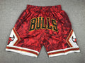 Men's Chicago Bulls Tiger Year Limited Edition Red Basketball Shorts1