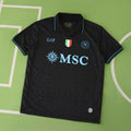 S.S.C. Napoli Third Kit Fan Version 2025/26 – EA7 Black Football Jersey | Custom Name & Patch
