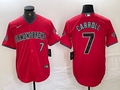 Men's Arizona Diamondbacks Corbin Carroll #7 Red Replica Player Jerseys