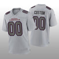 Custom1 Arizona Cardinals Gray Atmosphere Game Jerseys American Jerseys Football Jerseys