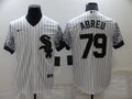 Men's Chicago White Sox Jose Abreu #79 White Authentic Game Jerseys