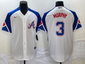 Men's Atlanta Braves Dale Murphy #3 White 2023 City Connect Replica Player Jerseys
