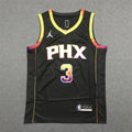 Men's Phoenix Suns Chris Paul #3 Black Swingman Jerseys - Statement Edition