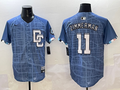 Men's Washington Nationals Ryan Zimmerman #11 Blue 2025 City Connect Limited Player Jerseys