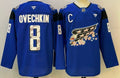 Men's Washington Capitals Alexander Ovechkin #8 Fanatics Blue Player Jersey