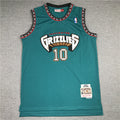 Men's Memphis Grizzlies Mike Bibby #10 Green Classics Swingman Jerseys