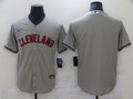 Men's Cleveland Guardians Gray Road Authentic Blank Jerseys