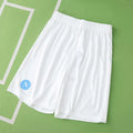 S.S.C. Napoli Home Shorts 2025/26 – White Football Shorts with Napoli Crest