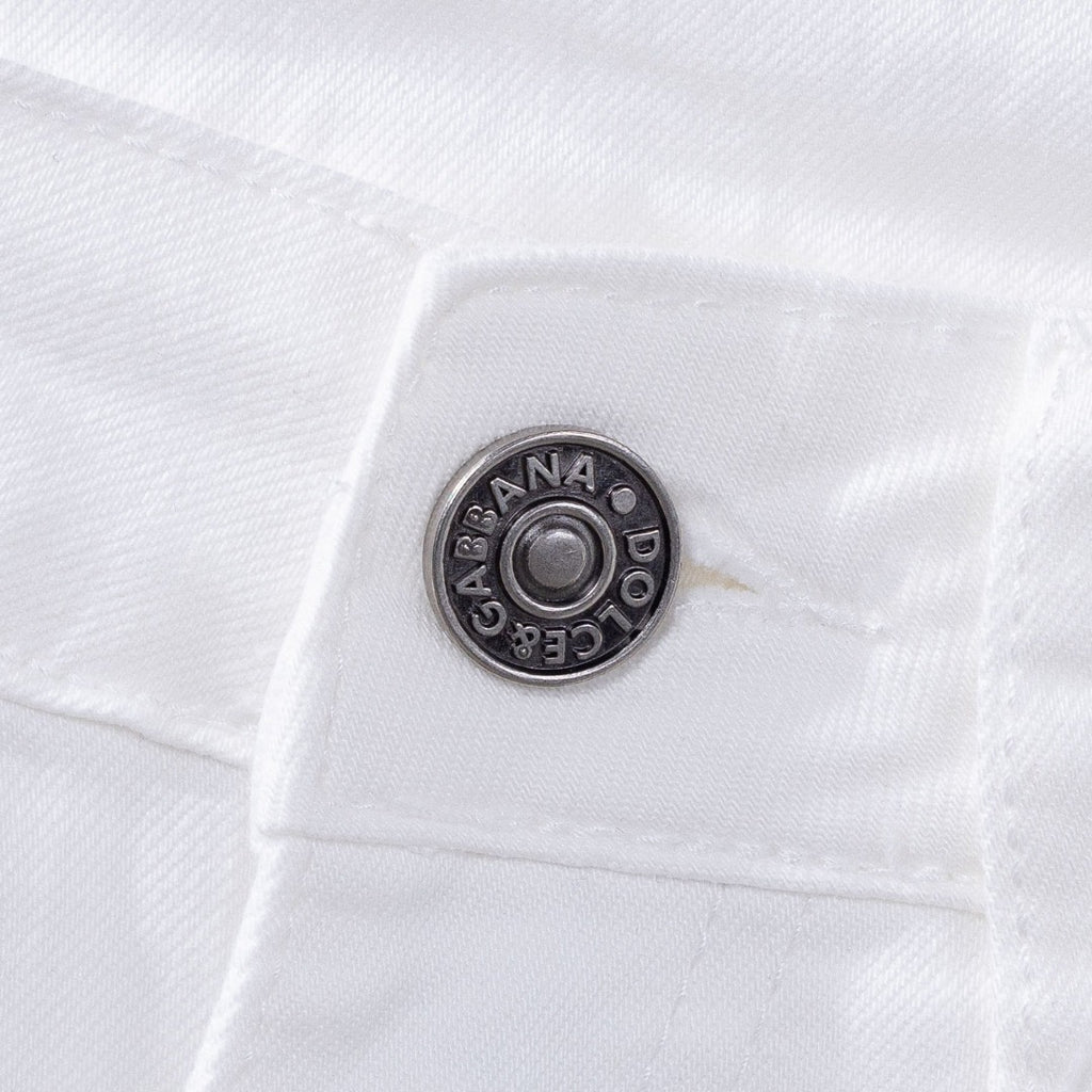 Dolce & Gabbana DG VIBE3 Embroidered Logo Slim Fit Jeans