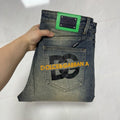 Dolce & Gabbana DG VIBE3 Embroidered Logo Slim Fit Jeans
