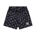 Dolce & Gabbana DG Colorblock Graphic Print Beach Shorts