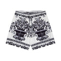 Dolce & Gabbana DG Colorblock Graphic Print Beach Shorts