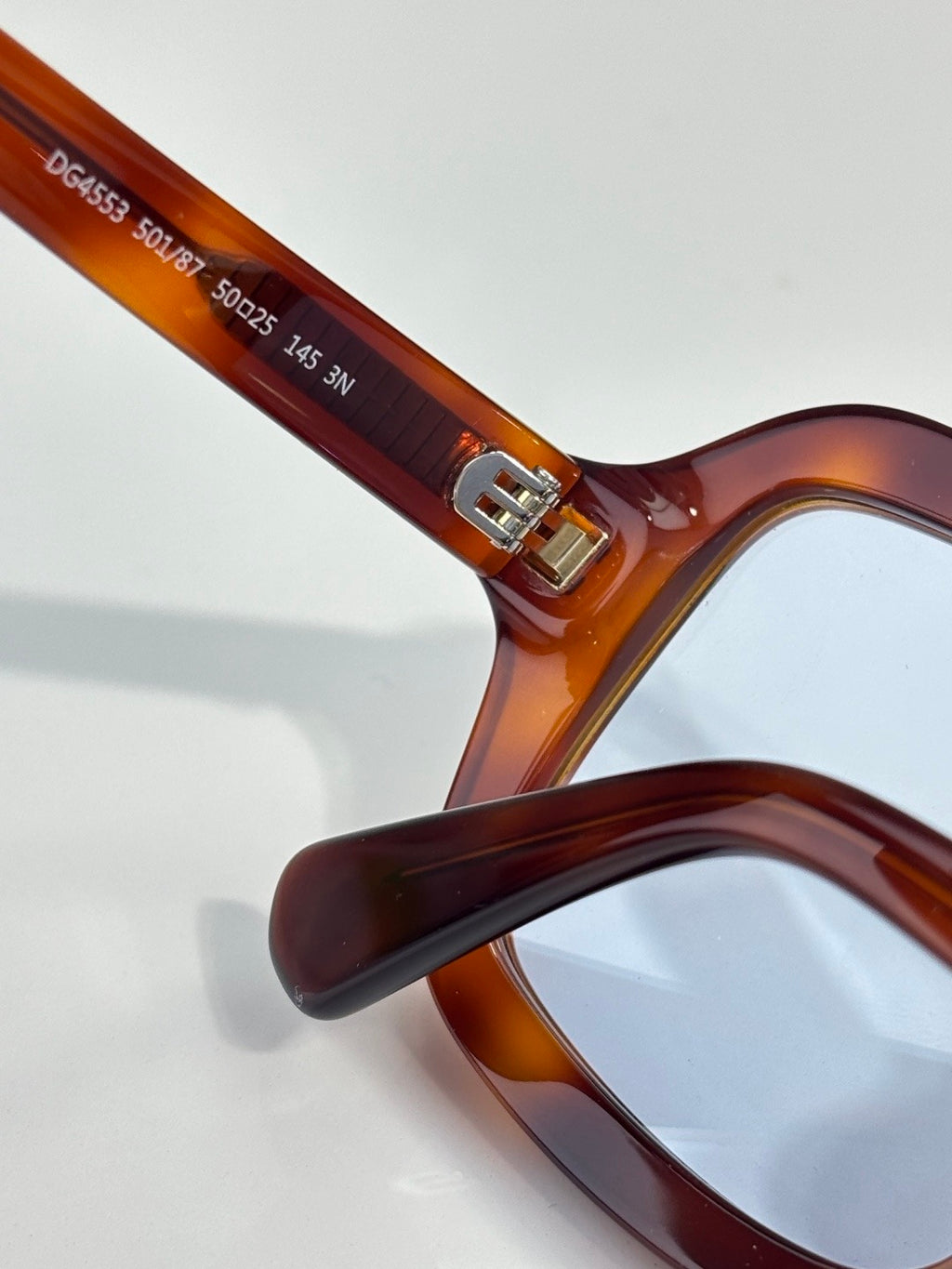 Dolce & Gabbana DG Sunglasses – Oversized Square Frame with Crystal DG Logo
