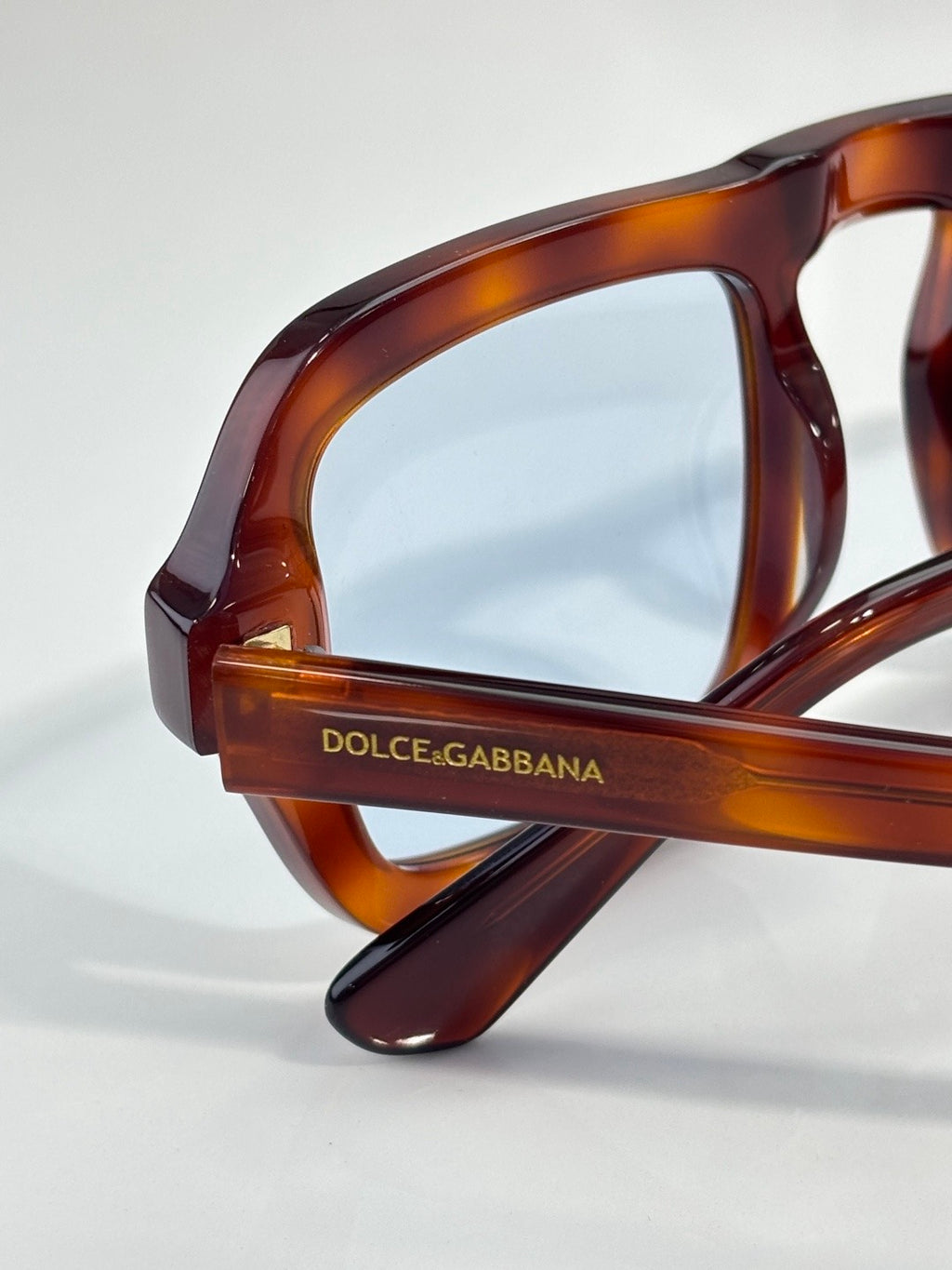 Dolce & Gabbana DG Sunglasses – Oversized Square Frame with Crystal DG Logo