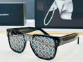 Dolce & Gabbana DG Sunglasses – Oversized Square Frame with Crystal DG Logo