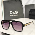 Dolce & Gabbana DG Sunglasses – Oversized Square Frame with Crystal DG Logo