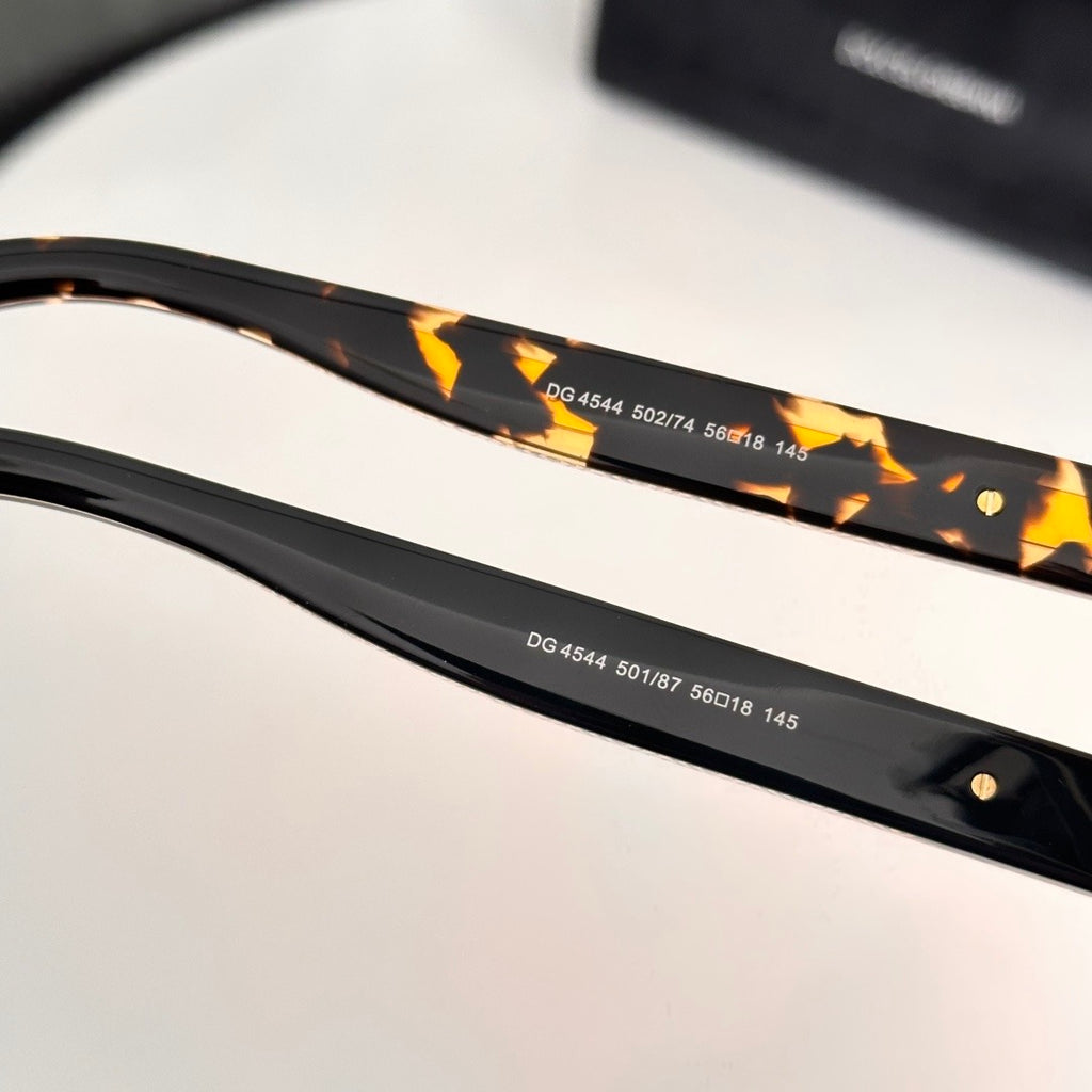 Dolce & Gabbana DG Sunglasses – Oversized Square Frame with Crystal DG Logo