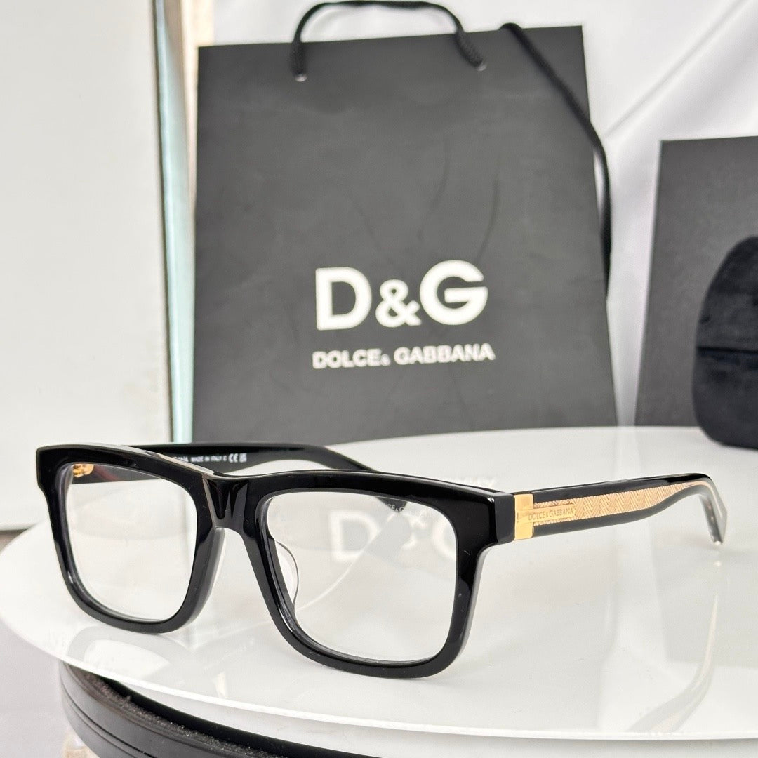 Dolce & Gabbana DG Sunglasses – Oversized Square Frame with Crystal DG Logo