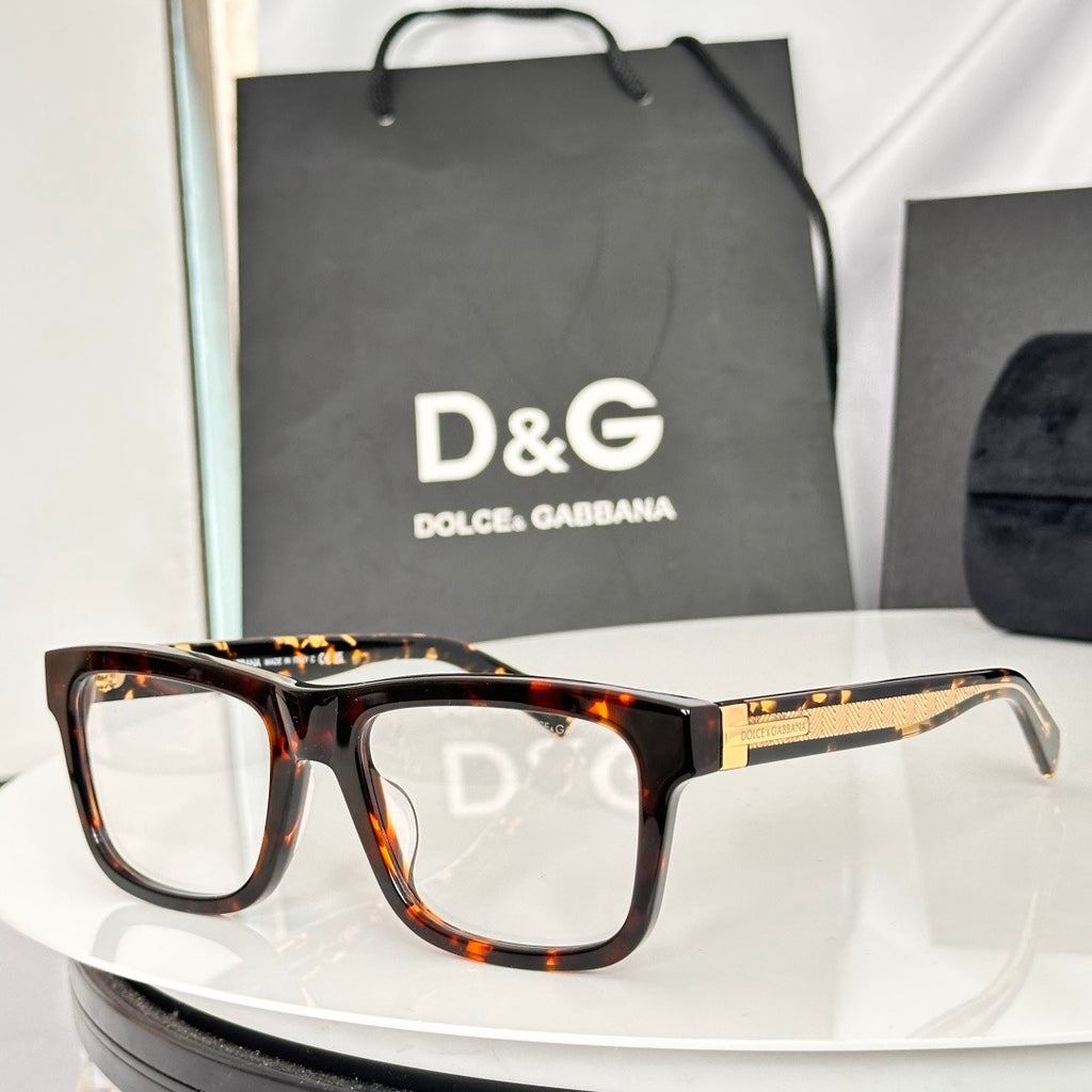 Dolce & Gabbana DG Sunglasses – Oversized Square Frame with Crystal DG Logo