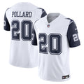 Men���������������������������s Dallas Cowboys Tony Pollard White Vapor F.U.S.E. Limited Jersey