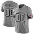 Custom1 Chicago Bears 2019 Gray Gridiron Gray Vapor Untouchable Limited Jerseys Stitched Jerseys Football Jerseys