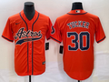 Men's Houston Astros Kyle Tucker #30 Orange Replica Jerseys Joint Edition