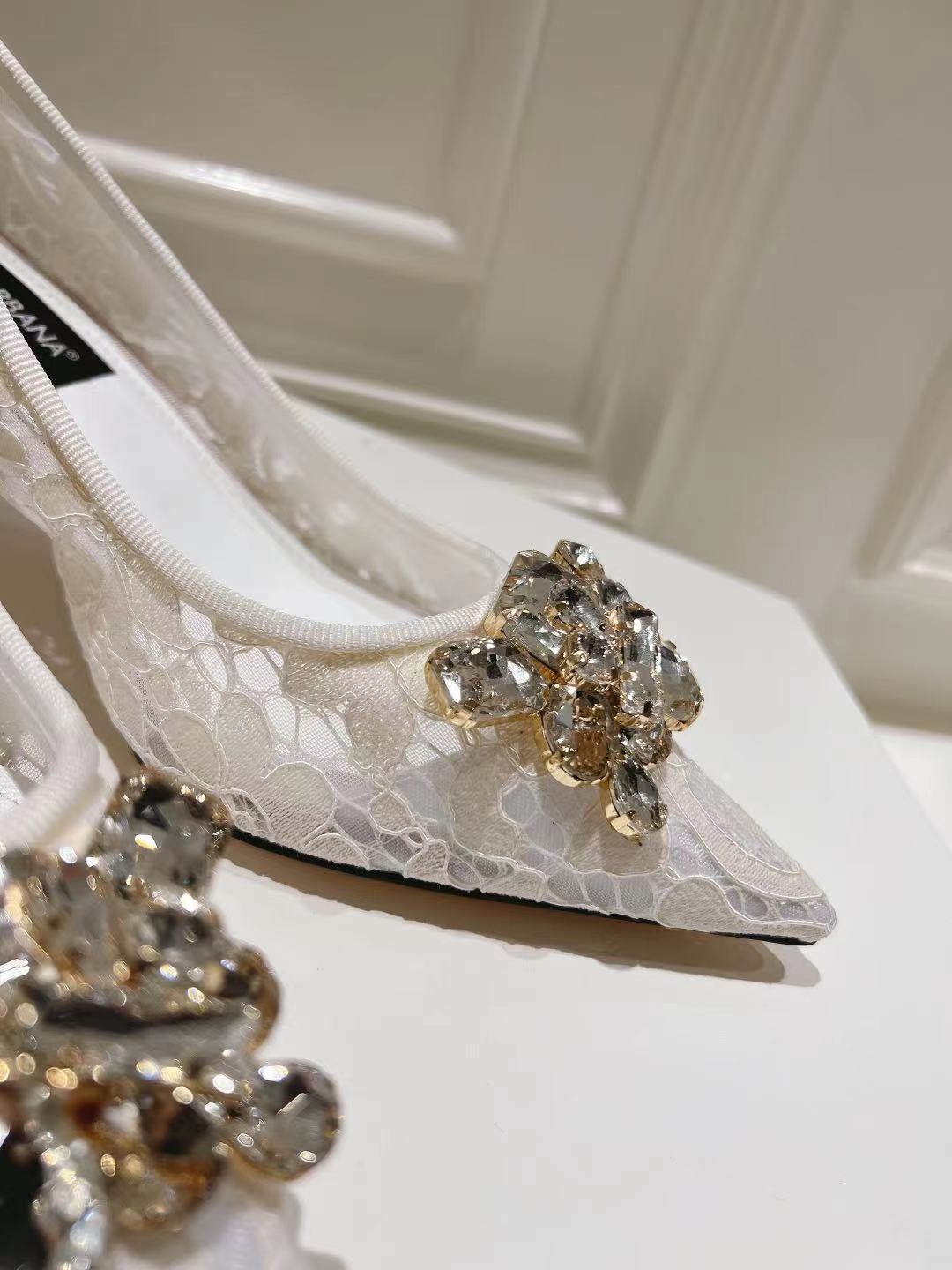 Dolce & Gabbana DG Women's Lace-Mesh Heels