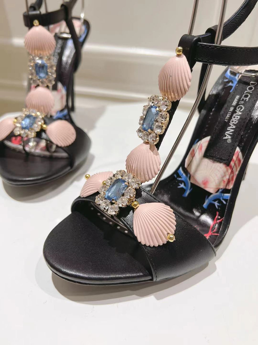 Dolce & Gabbana DG Women's Crystal-Embellished Sandals