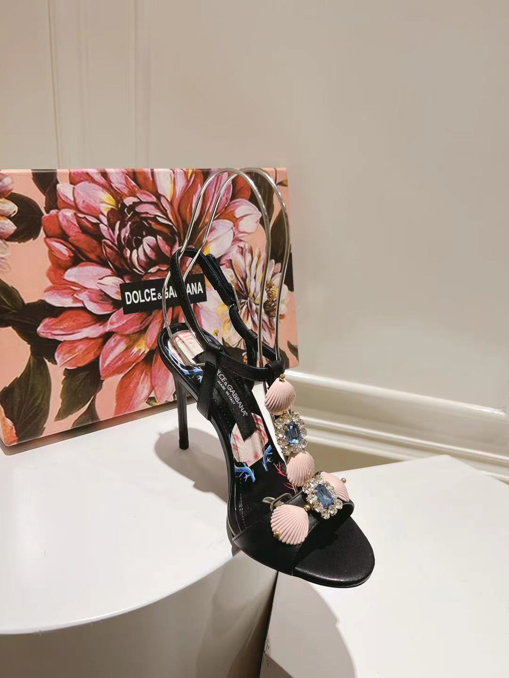 Dolce & Gabbana DG Women's Crystal-Embellished Sandals