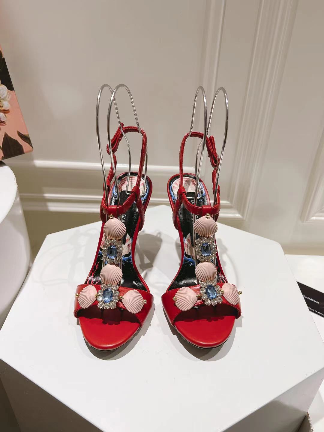 Dolce & Gabbana DG Women's Crystal-Embellished Sandals
