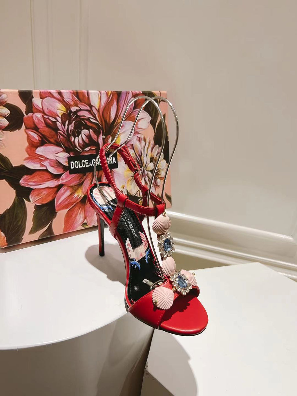 Dolce & Gabbana DG Women's Crystal-Embellished Sandals