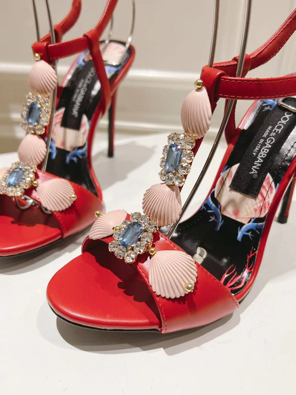 Dolce & Gabbana DG Women's Crystal-Embellished Sandals