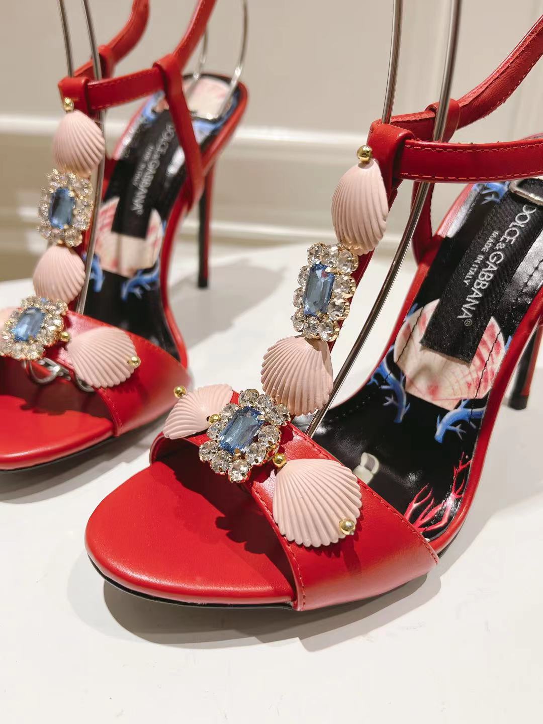 Dolce & Gabbana DG Women's Crystal-Embellished Sandals