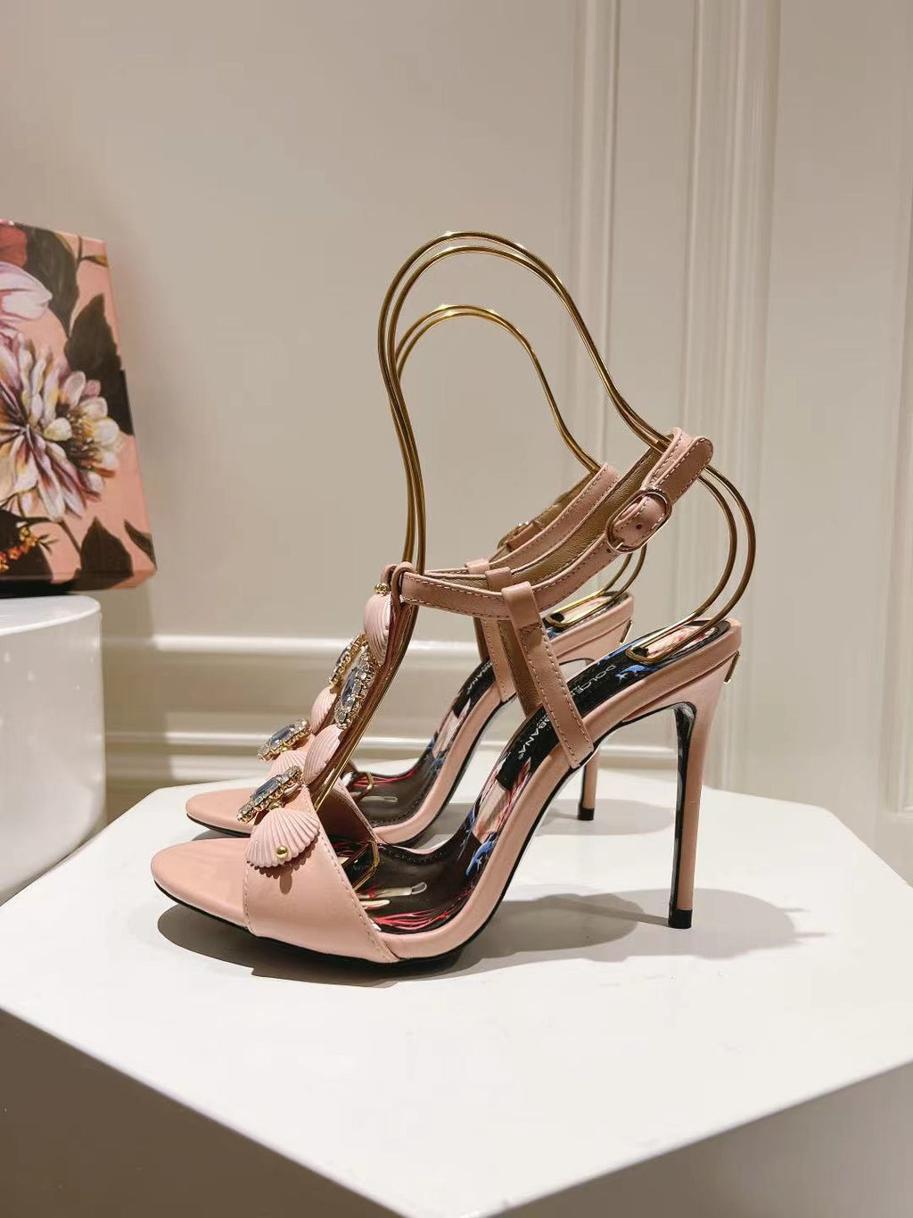 Dolce & Gabbana DG Women's Crystal-Embellished Sandals