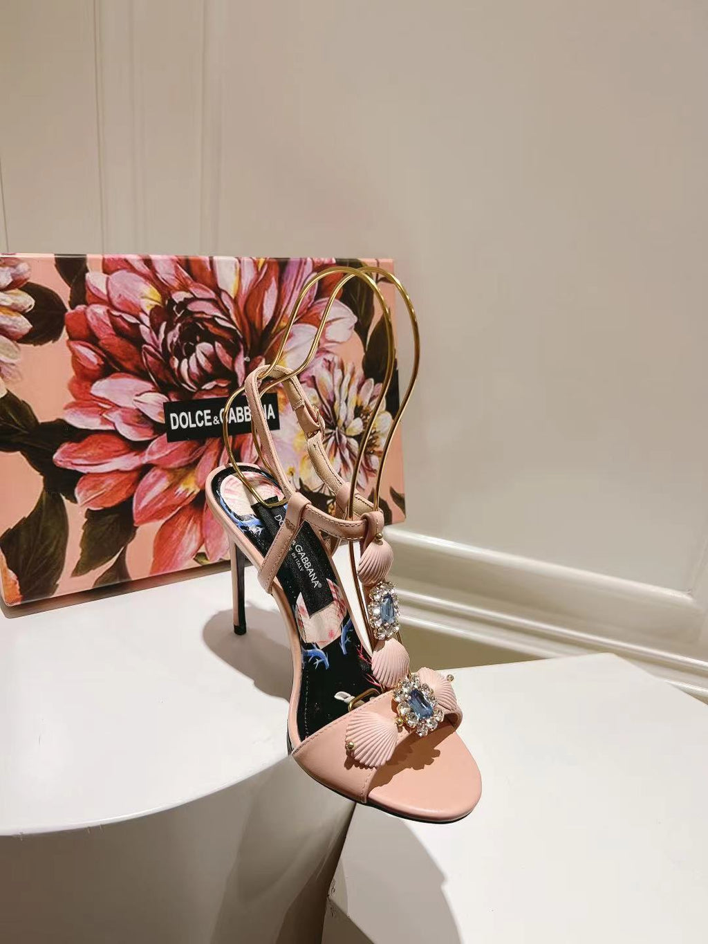 Dolce & Gabbana DG Women's Crystal-Embellished Sandals