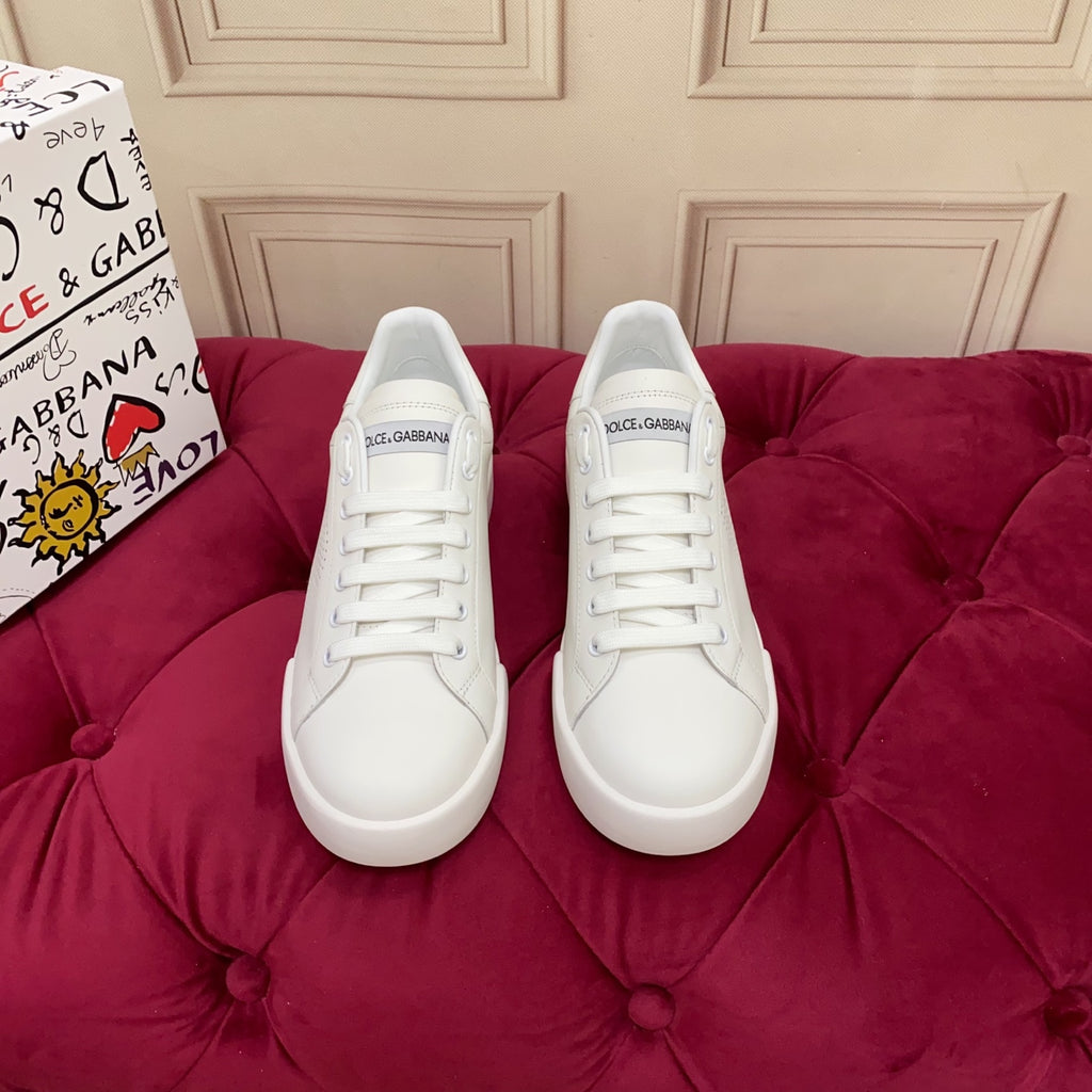 Dolce & Gabbana DG Heavy-Craft Calfskin Sneakers with 5D Accents