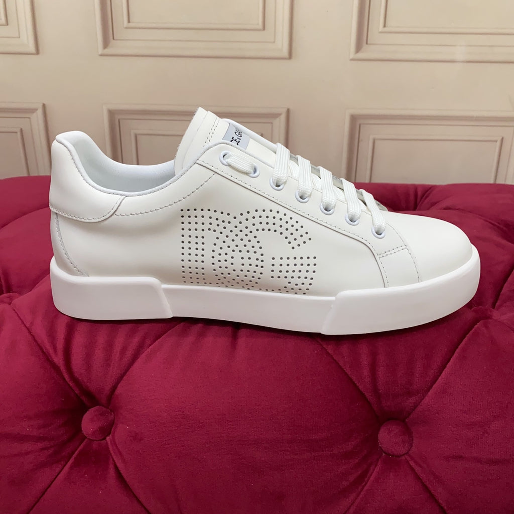 Dolce & Gabbana DG Heavy-Craft Calfskin Sneakers with 5D Accents