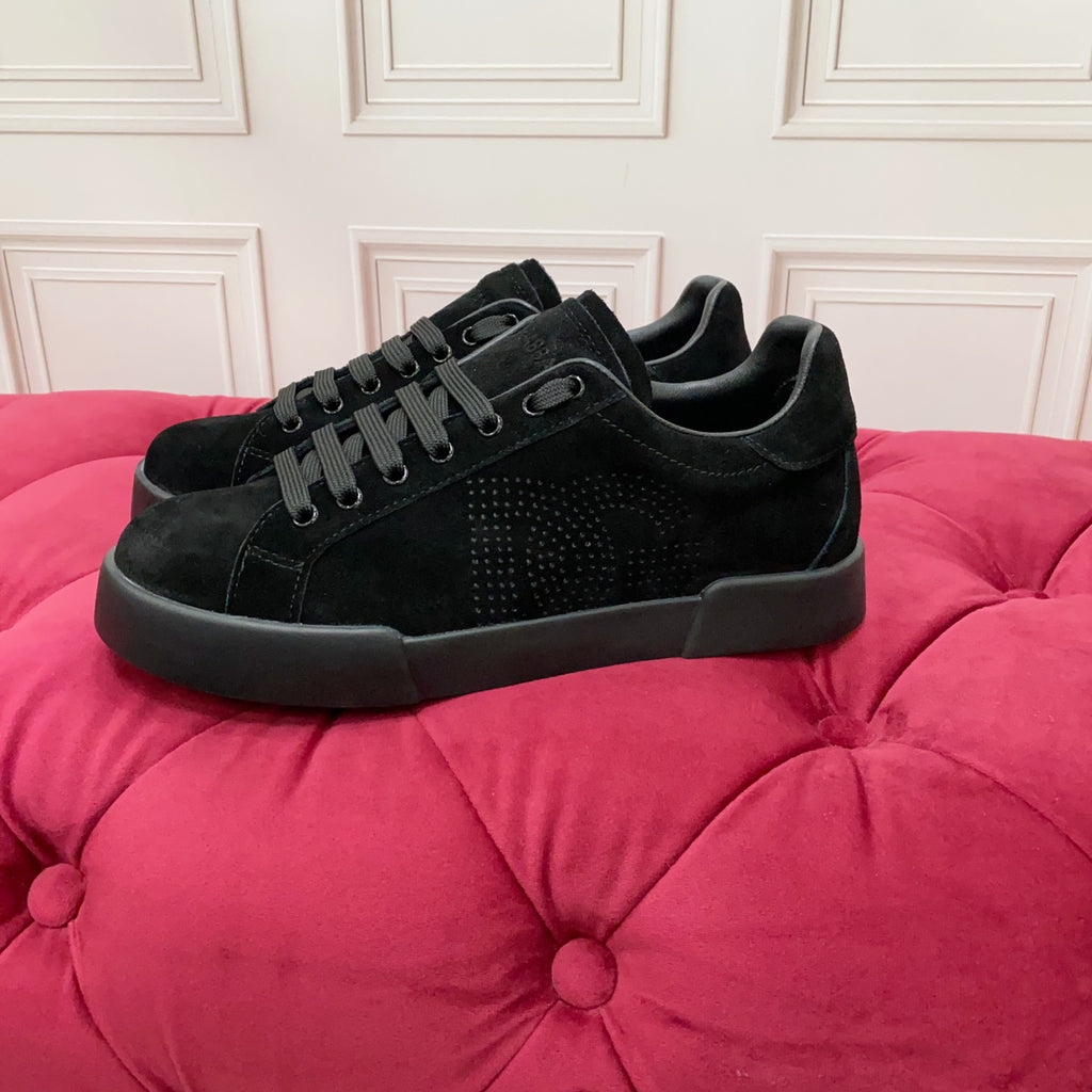 Dolce & Gabbana DG Heavy-Craft Calfskin Sneakers with 5D Accents
