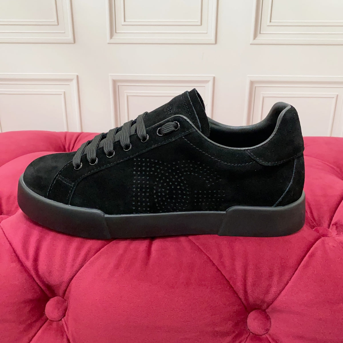 Dolce & Gabbana DG Heavy-Craft Calfskin Sneakers with 5D Accents