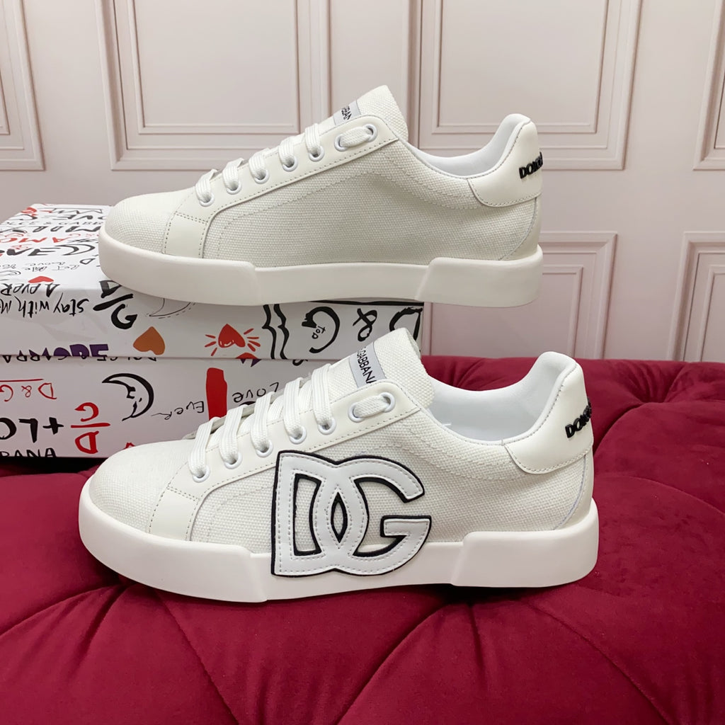 Dolce & Gabbana DG Heavy-Craft Calfskin Sneakers with 5D Accents