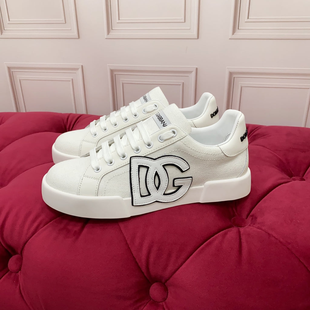 Dolce & Gabbana DG Heavy-Craft Calfskin Sneakers with 5D Accents